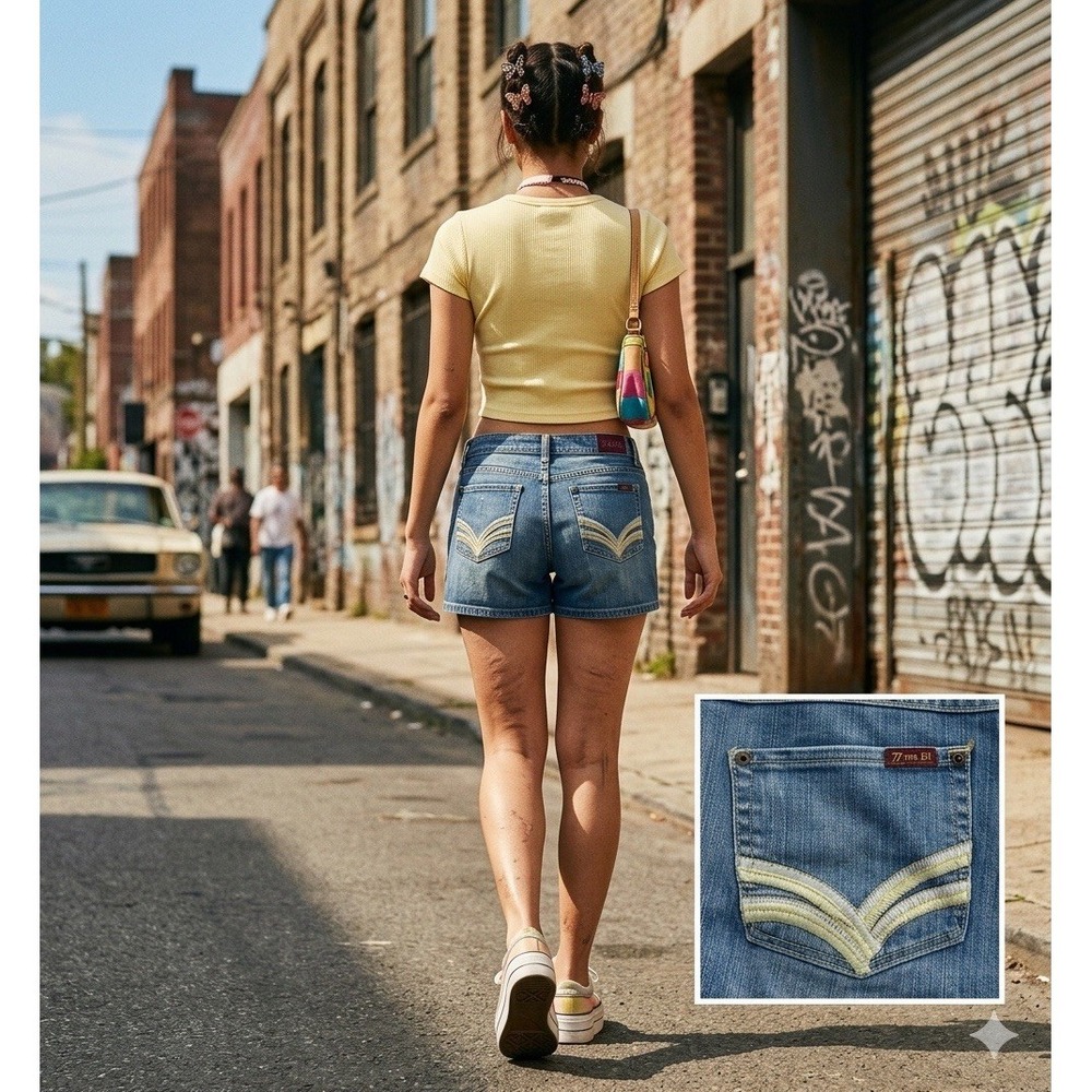 Zana Di Jeans Shorts Womens 13 Distressed Y2K Streetwear Casual Summer
